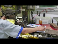 Оптовая продажа CMYK печатные конфеты металлические оловянные контейнеры с перерабатываемой оловянной плитой